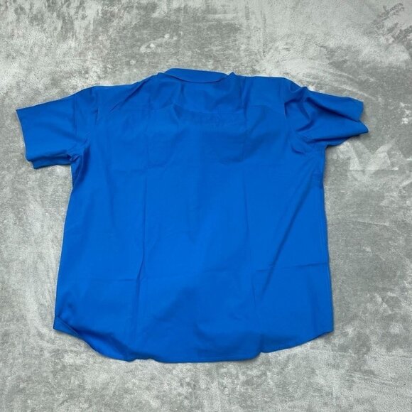 Columbia Mens Omni-Shade Regular Fit Shirt Size XXL Blue New a0045 - Picture 7 of 8